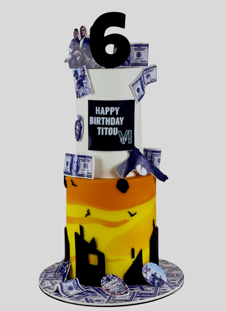 Pretty GTA Cake
