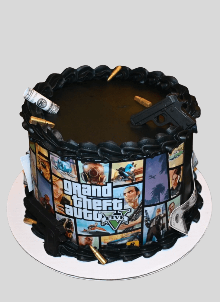 Ravishing GTA Cake