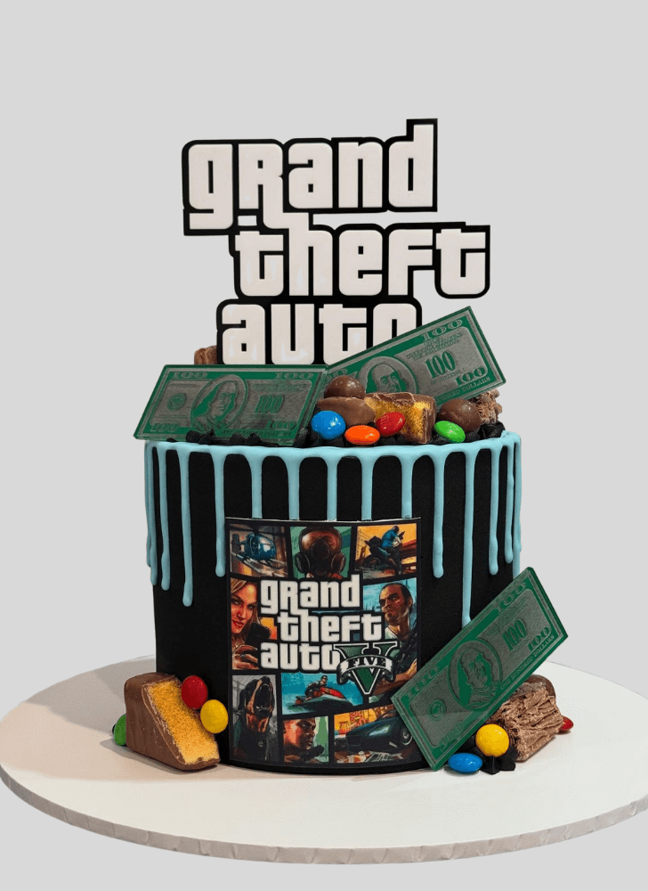 Shapely GTA Cake