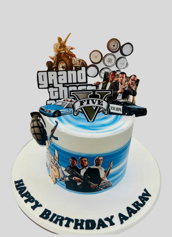 Slightly GTA Cake