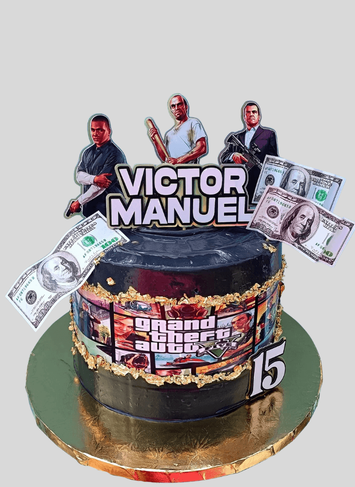 Stunning GTA Cake