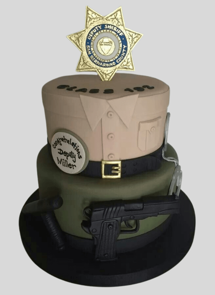 Adorable Gun Cake