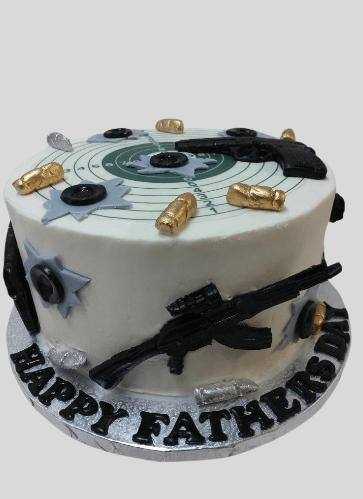 Alluring Gun Cake