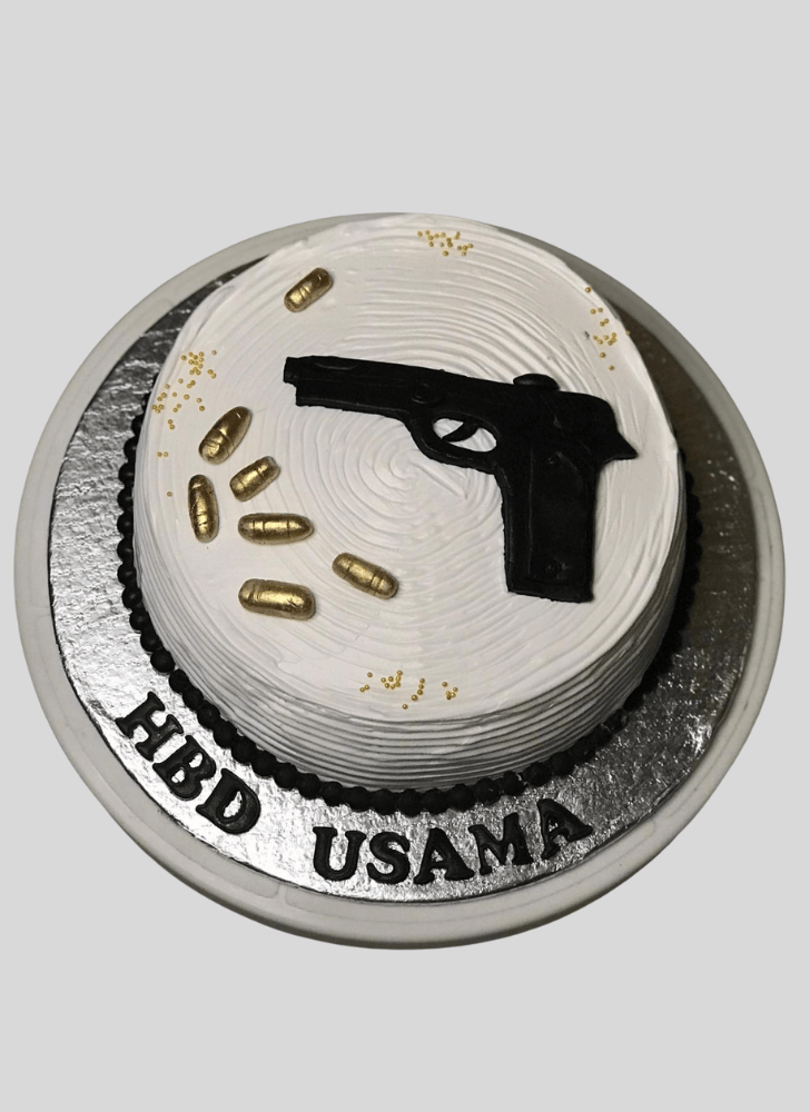 Angelic Gun Cake