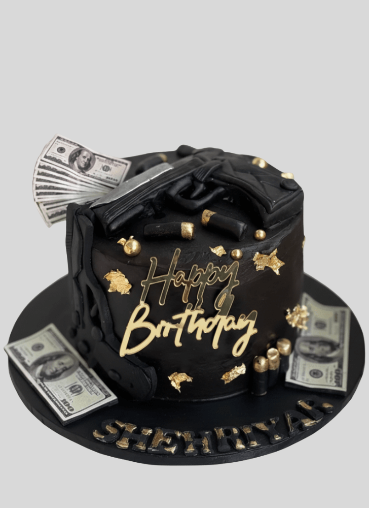 Captivating Gun Cake