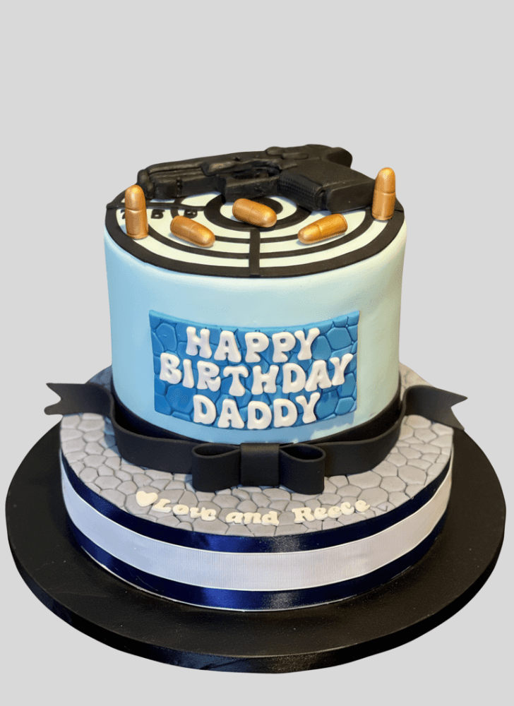 Classy Gun Cake