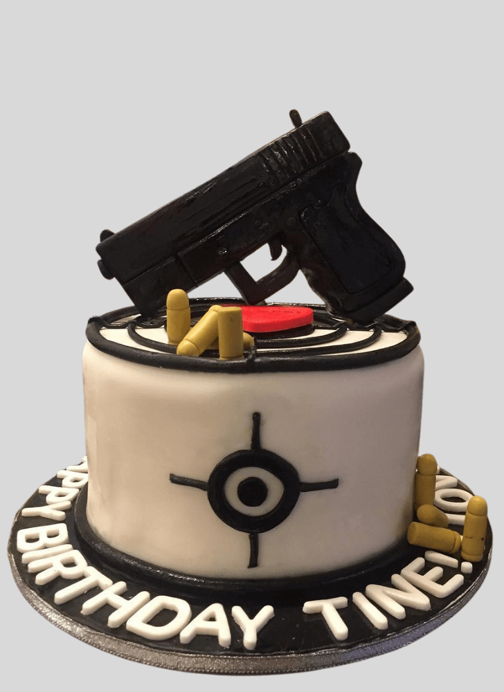 Elegant Gun Cake