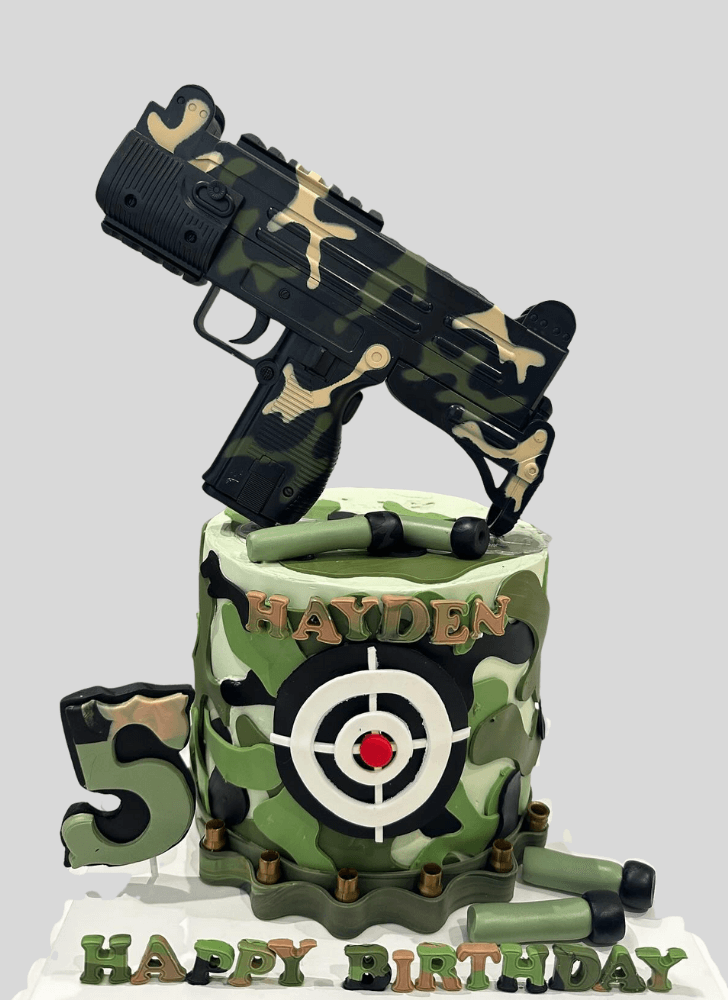 Enticing Gun Cake