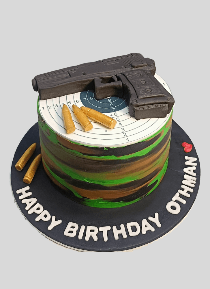 Excellent Gun Cake