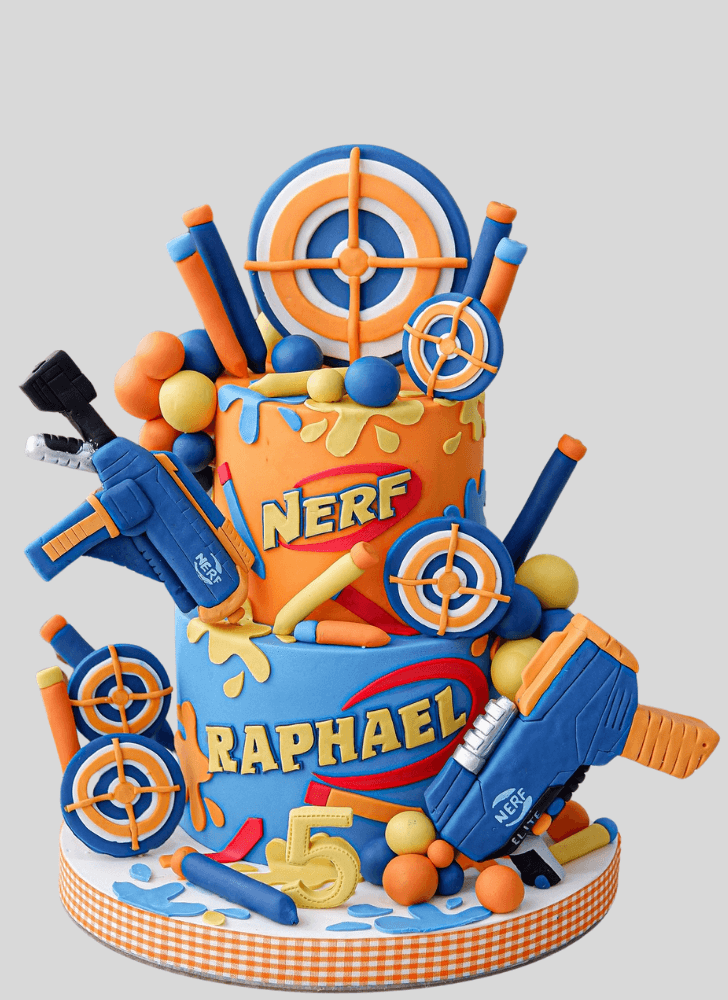 Fascinating Gun Cake