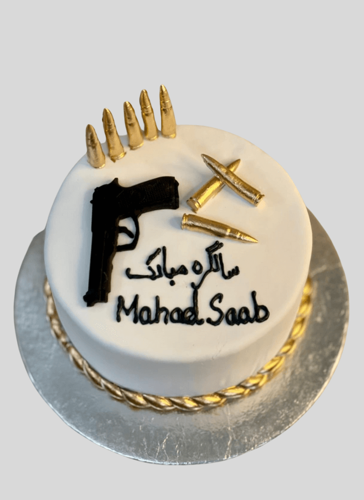 Gorgeous Gun Cake