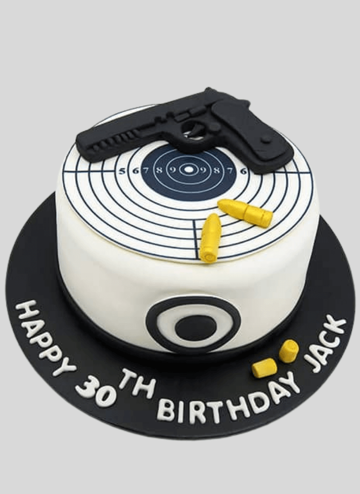 Magnetic Gun Cake