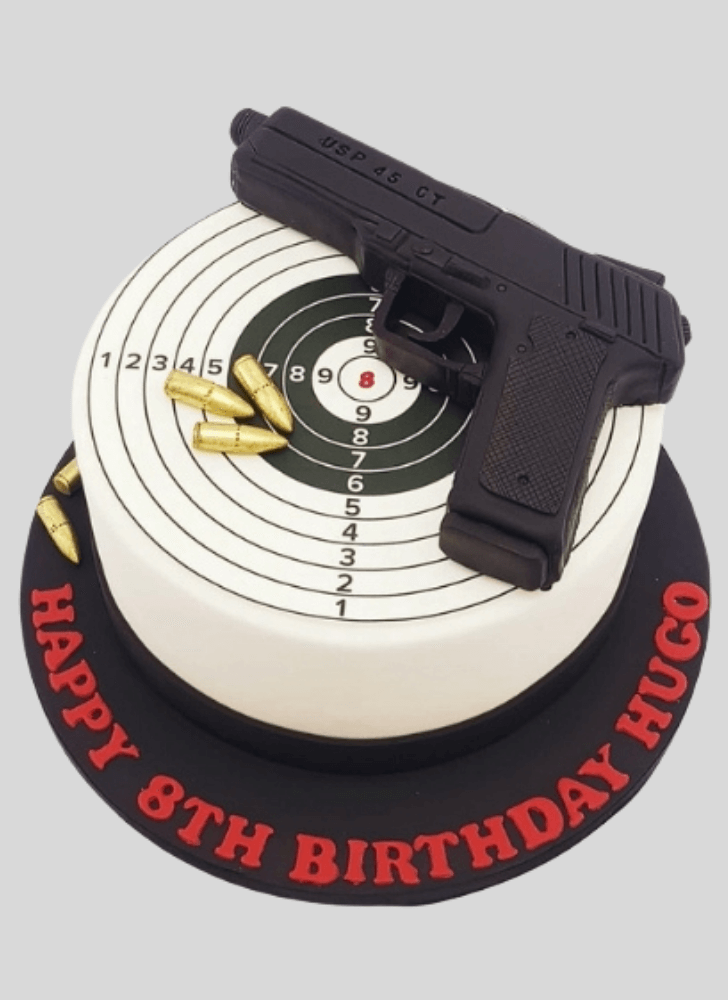 Pleasing Gun Cake