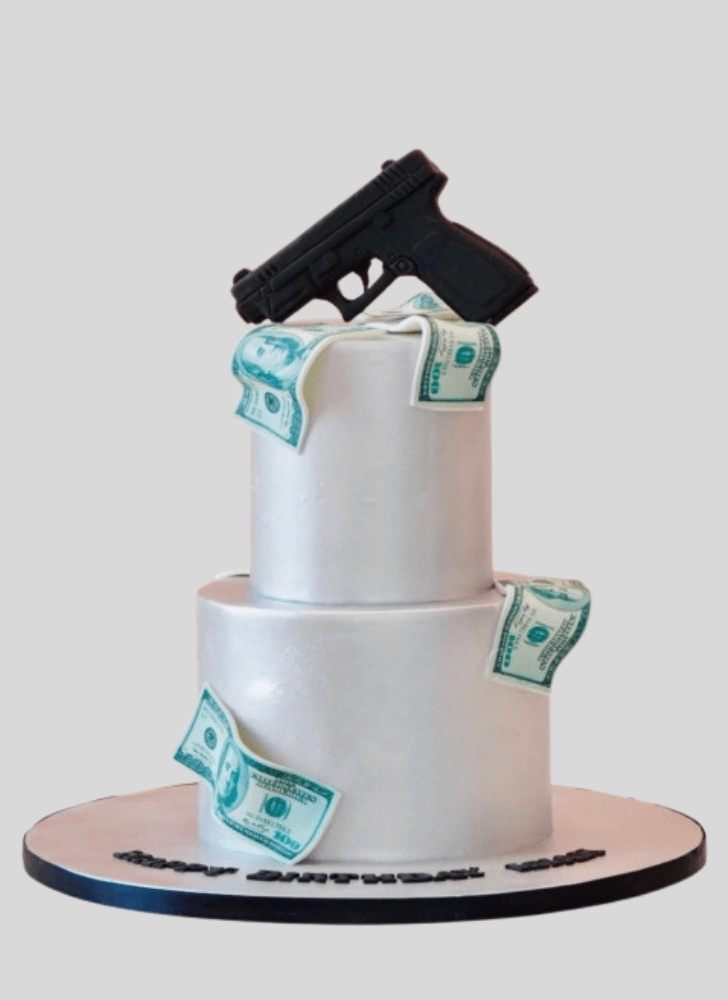 Pretty Gun Cake