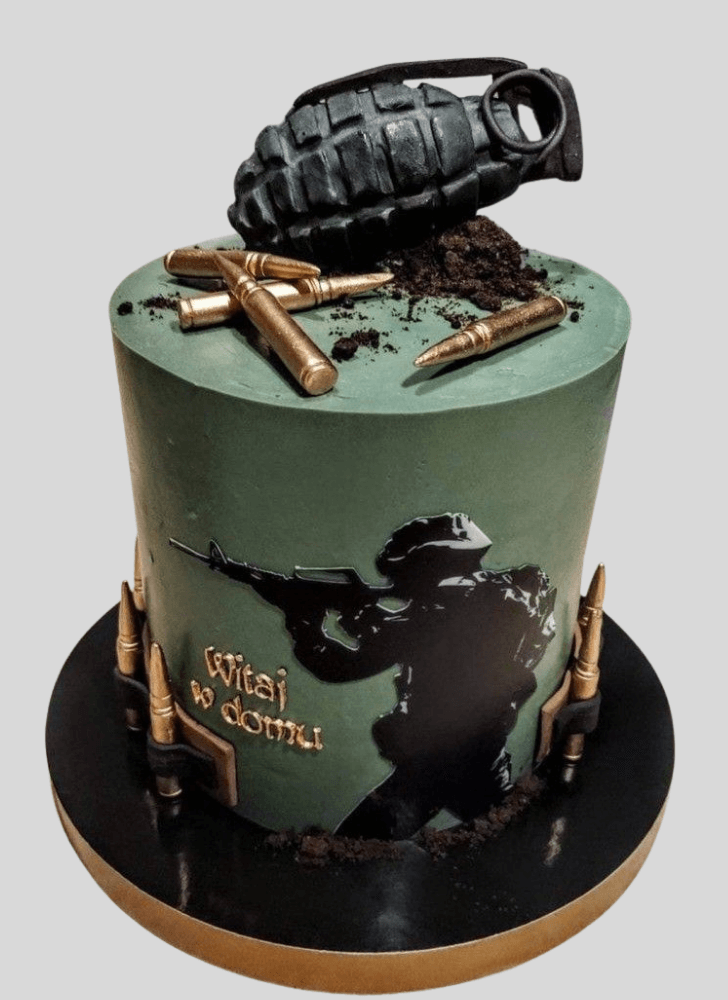 Shapely Gun Cake