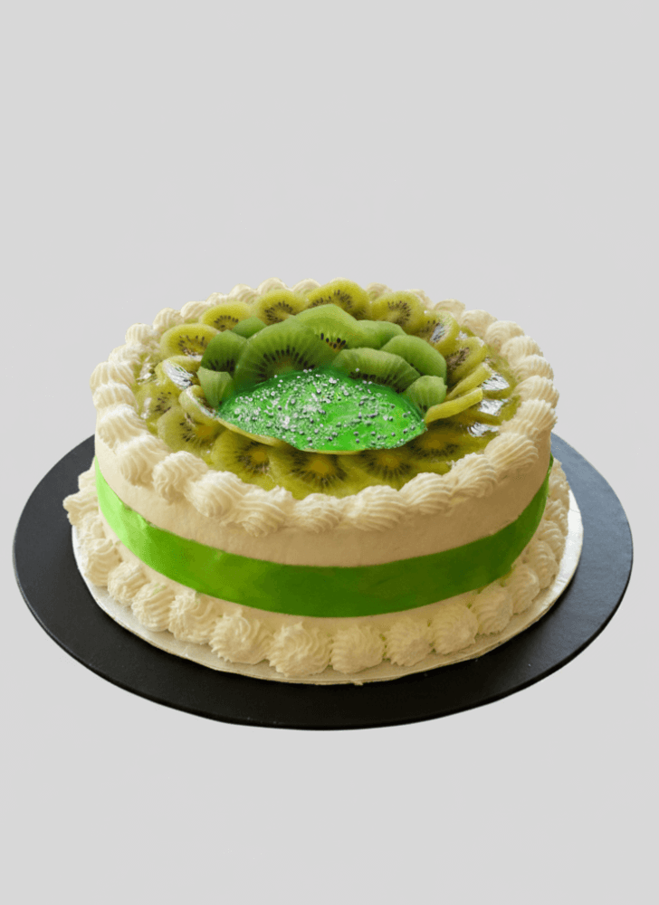 Shapely Kiwi Cake
