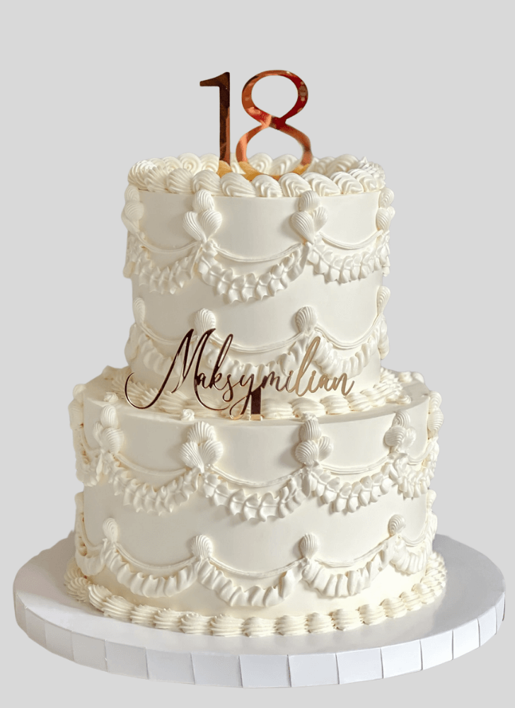 Dazzling Lambeth Cake