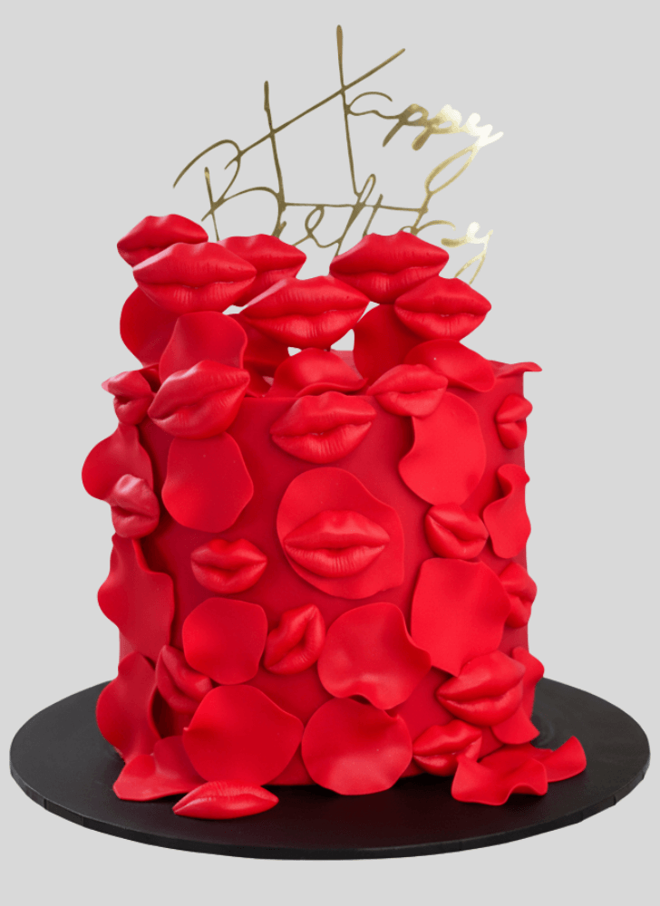 Dazzling Lips Cake