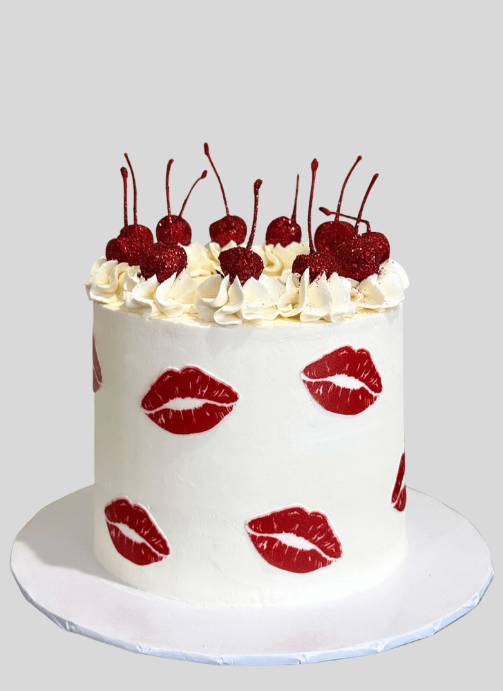 Elegant Lips Cake
