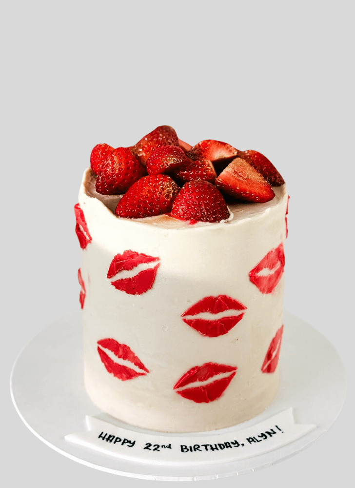 Enticing Lips Cake