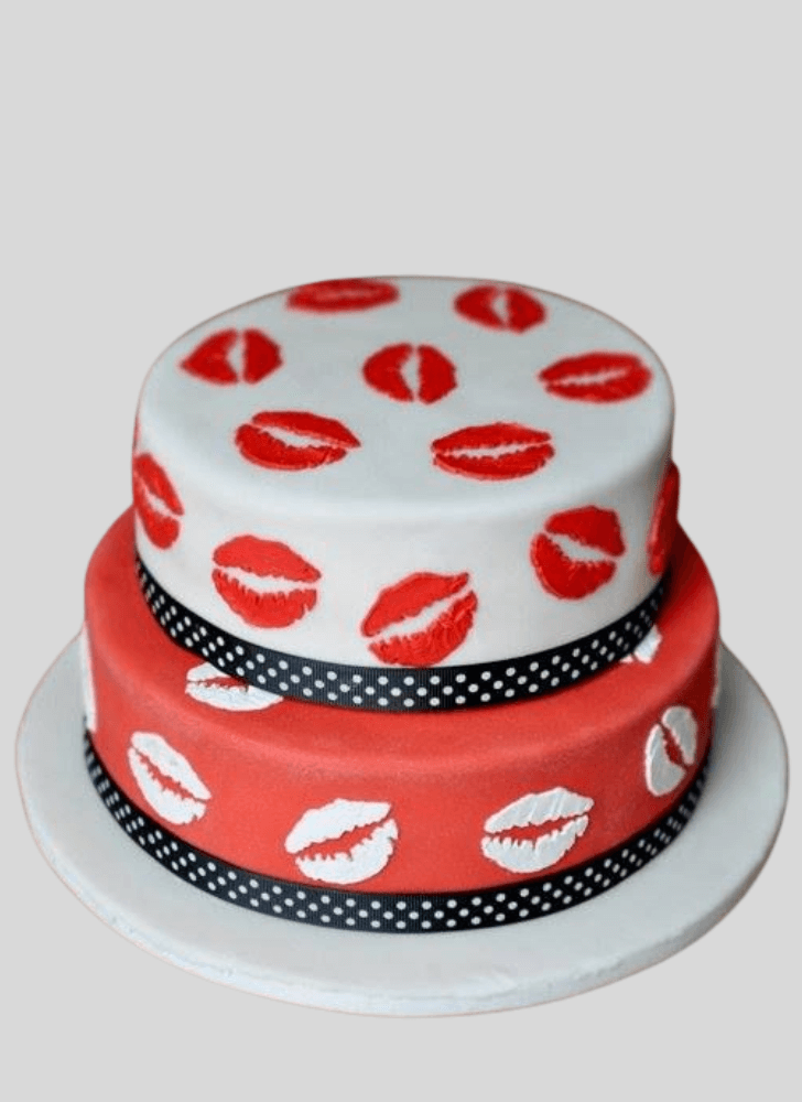 Lovely Lips Cake Design