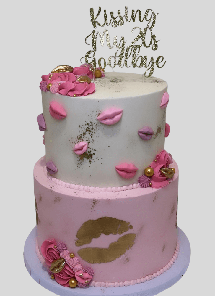Resplendent Lips Cake