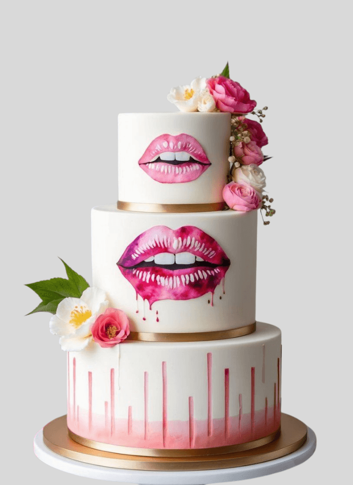 Stunning Lips Cake