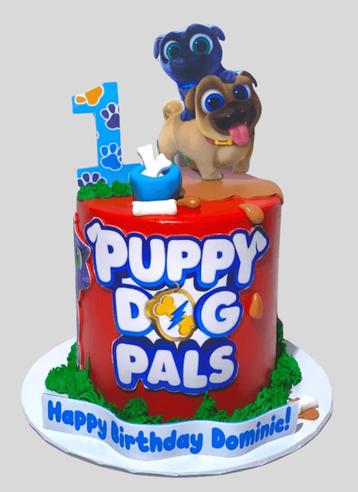 Admirable Puppy Dog Pals Cake Design