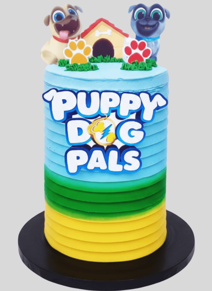Angelic Puppy Dog Pals Cake