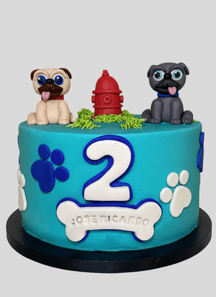 Dazzling Puppy Dog Pals Cake