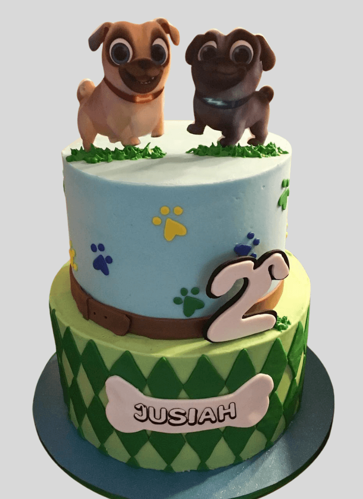 Inviting Puppy Dog Pals Cake
