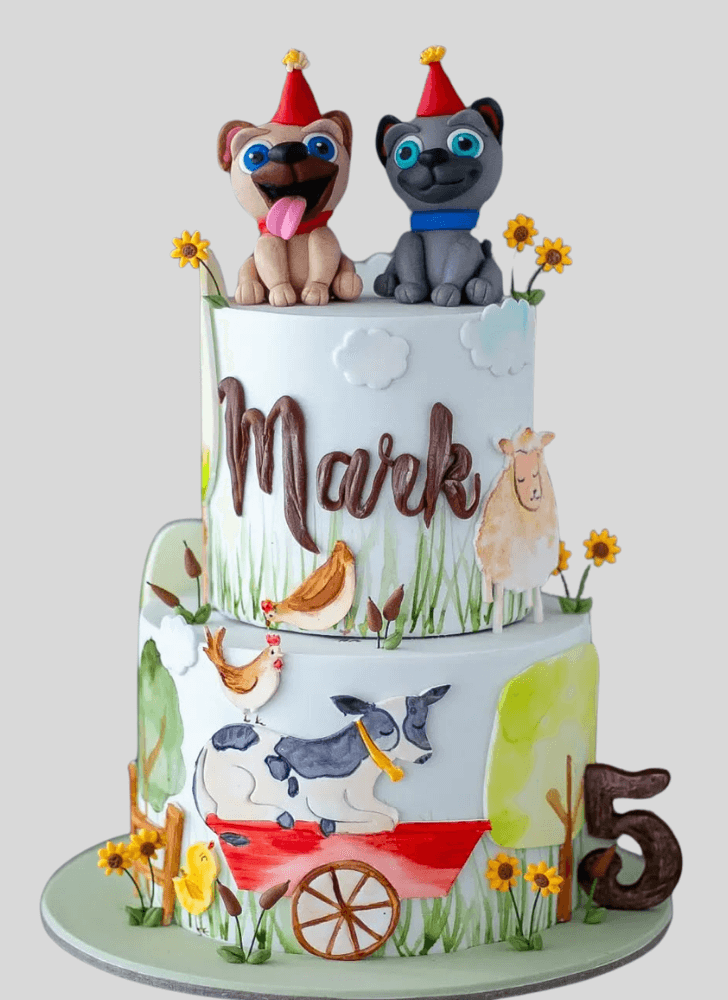 Pleasing Puppy Dog Pals Cake