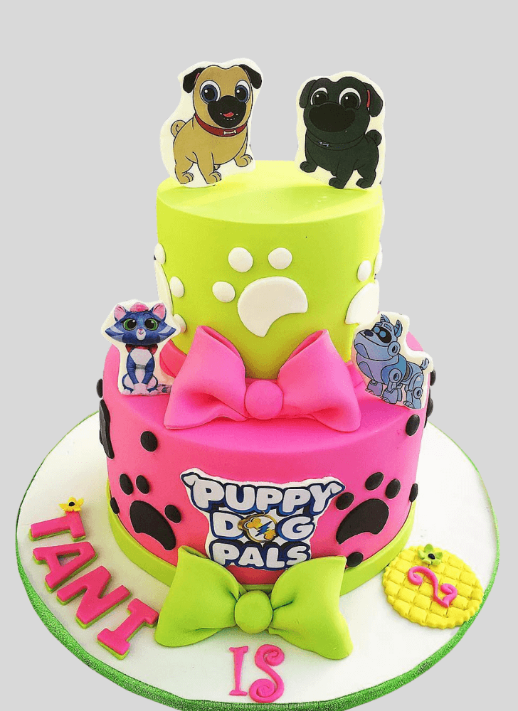 Shapely Puppy Dog Pals Cake