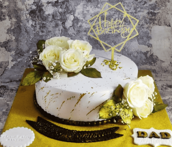 Lovely White Cake Design