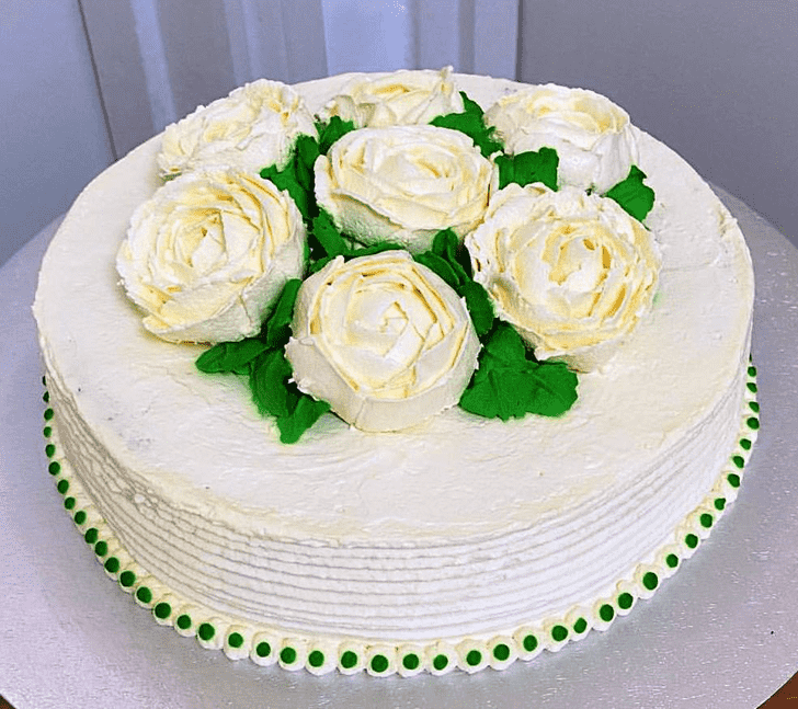 Pretty White Cake