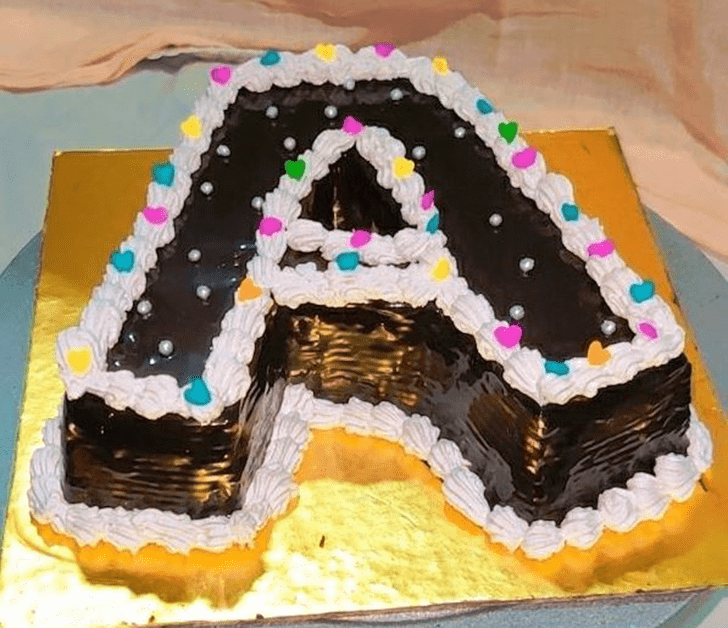 Alluring A Alphabet Cake