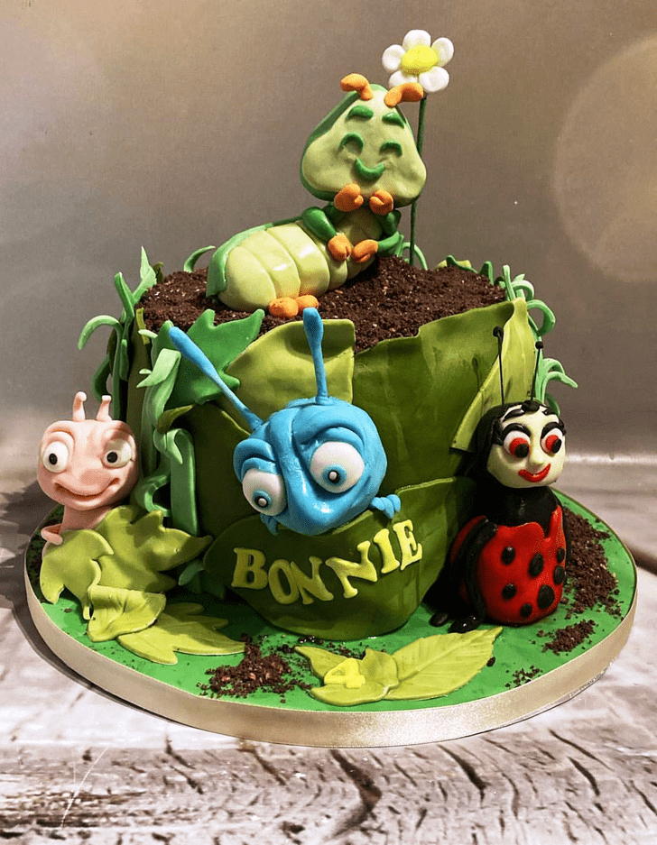 Comely A Bug's Life Cake