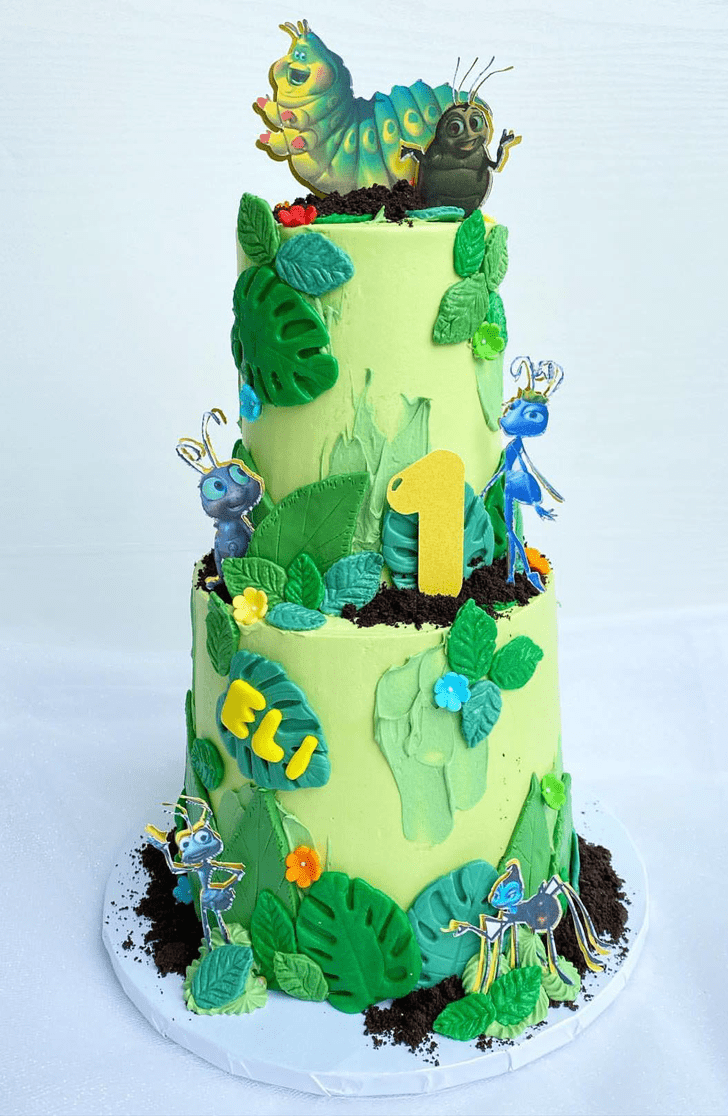 Elegant A Bug's Life Cake