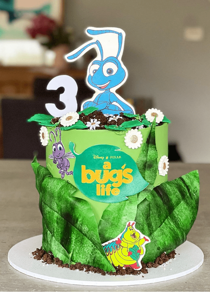 Pleasing A Bug's Life Cake