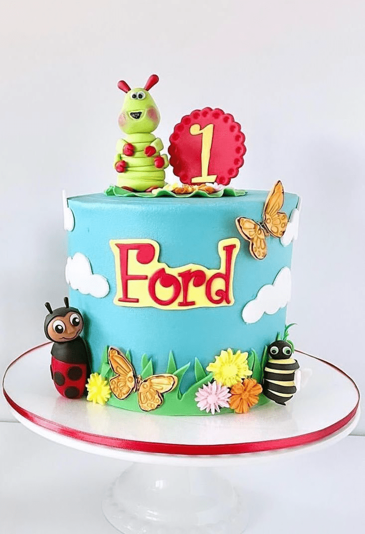 Shapely A Bug's Life Cake