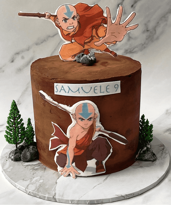Appealing Aang Cake