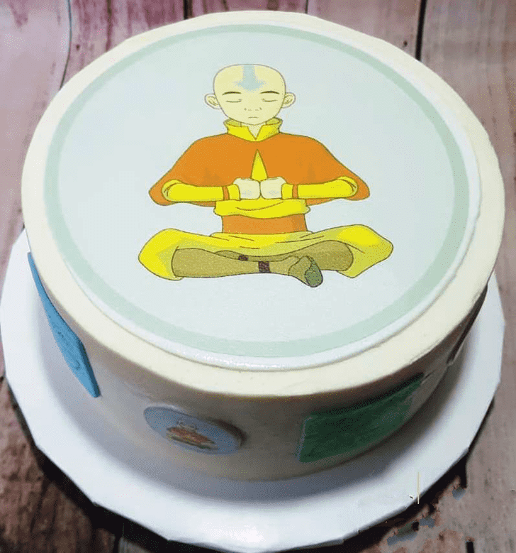 Dazzling Aang Cake