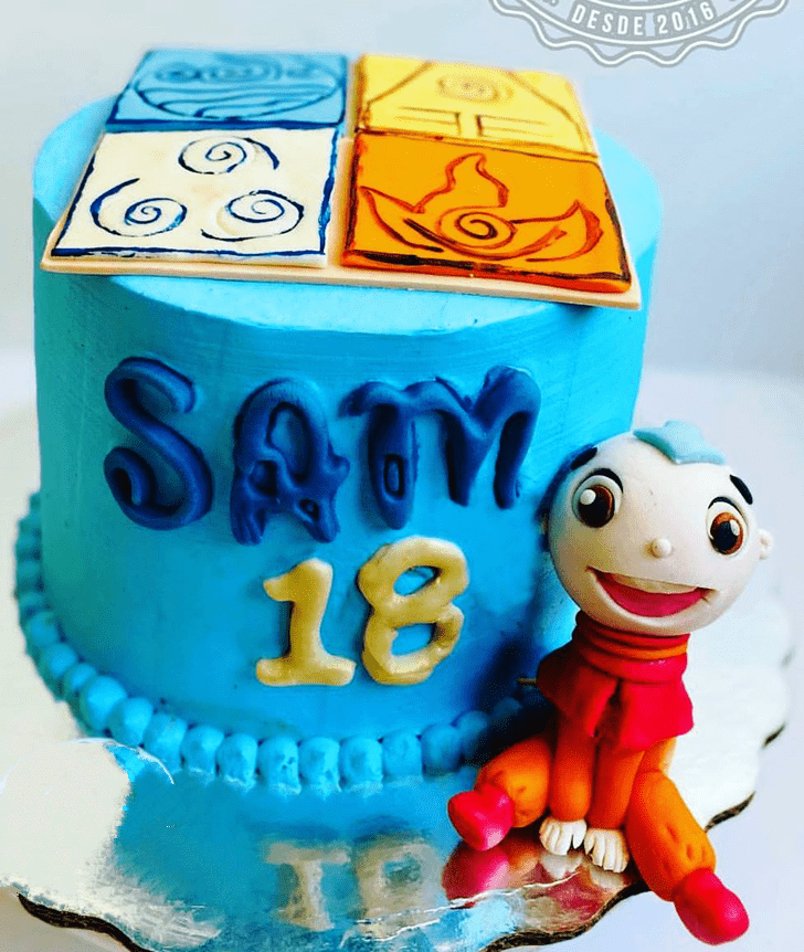 Good Looking Aang Cake