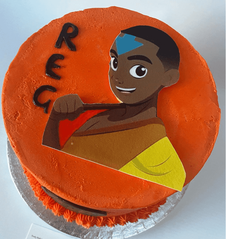 Gorgeous Aang Cake