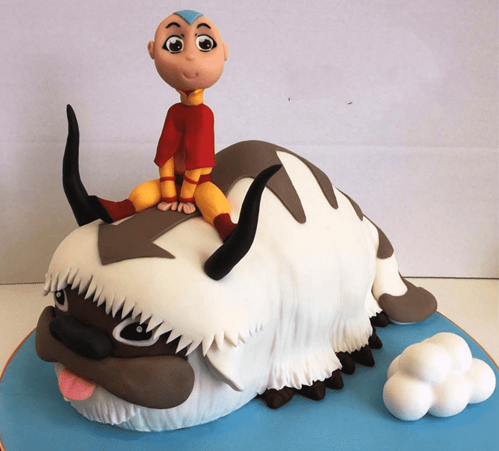 Graceful Aang Cake