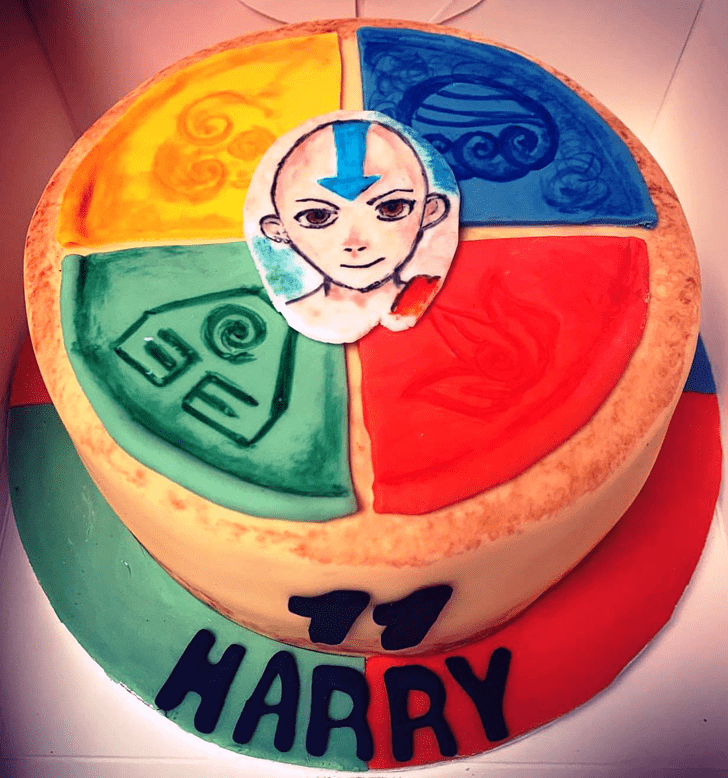 Magnetic Aang Cake