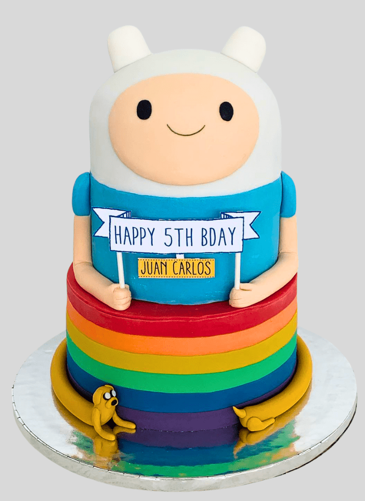 Alluring Adventure Time Cake