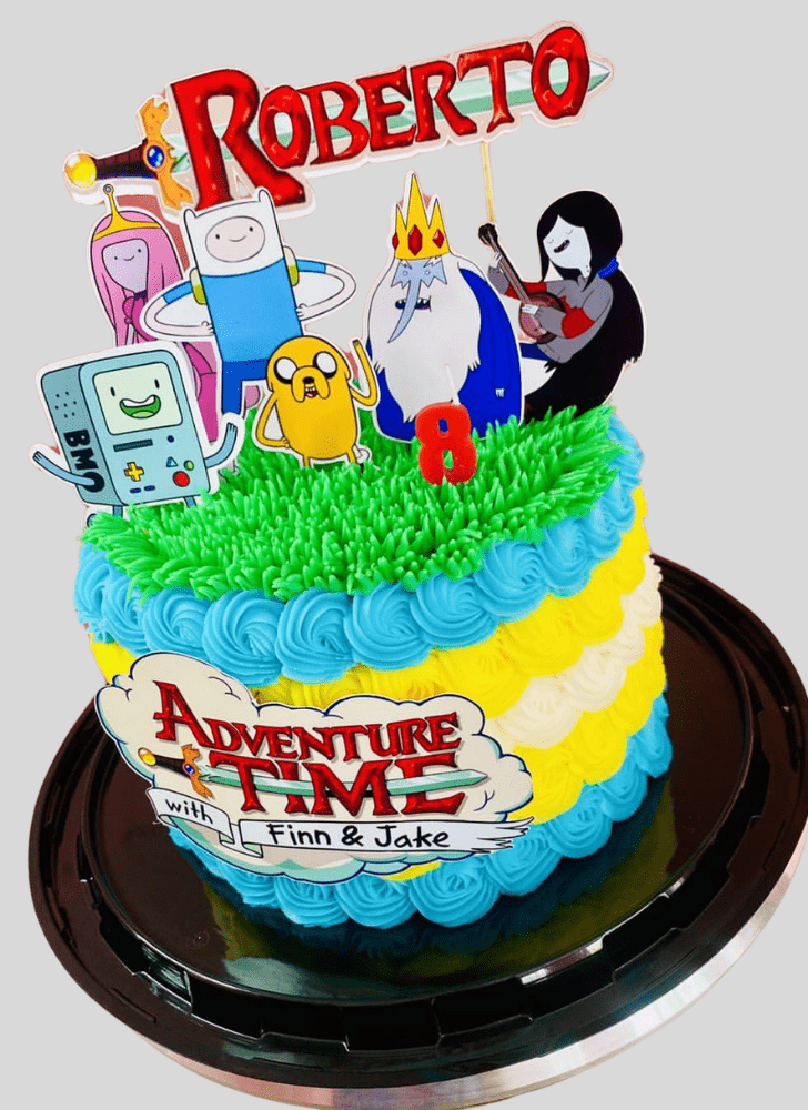 Beauteous Adventure Time Cake