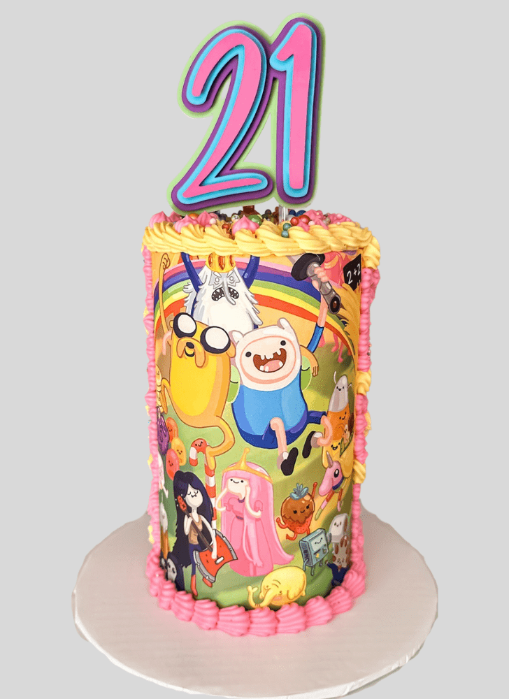 Captivating Adventure Time Cake