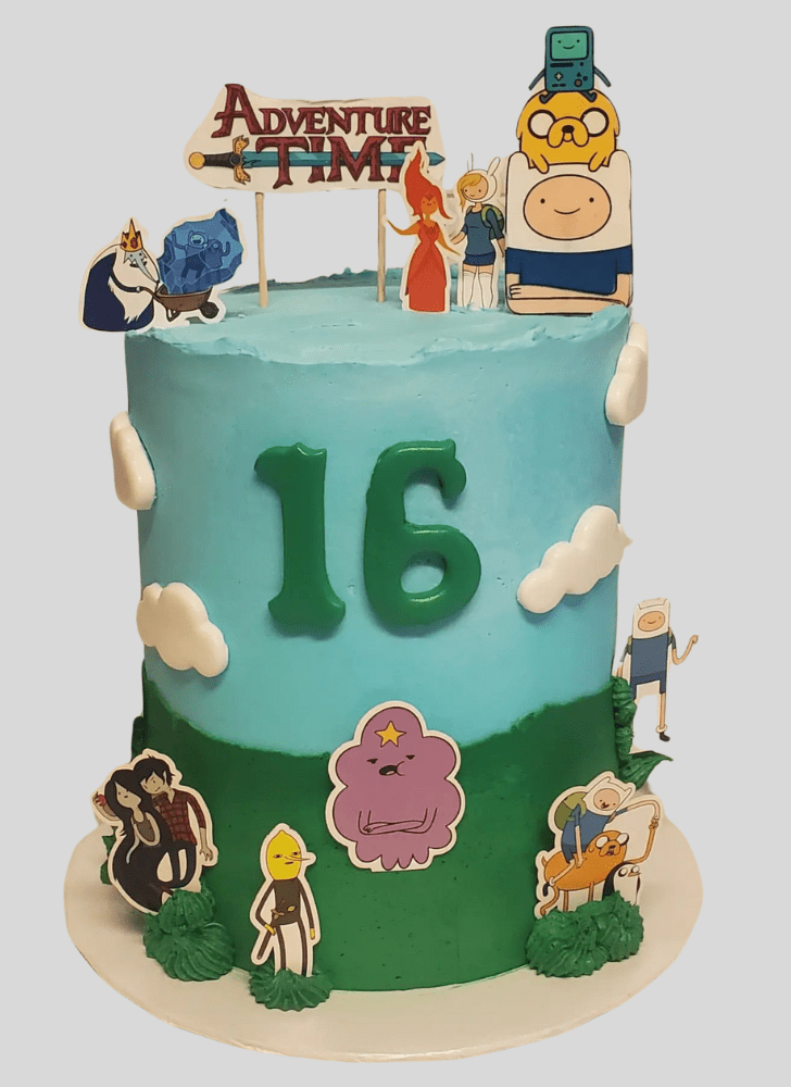 Dazzling Adventure Time Cake